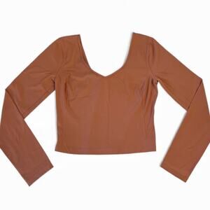 NEW Lululemon Align Long Sleeve Top - Dusty Clay Pink, Size 6